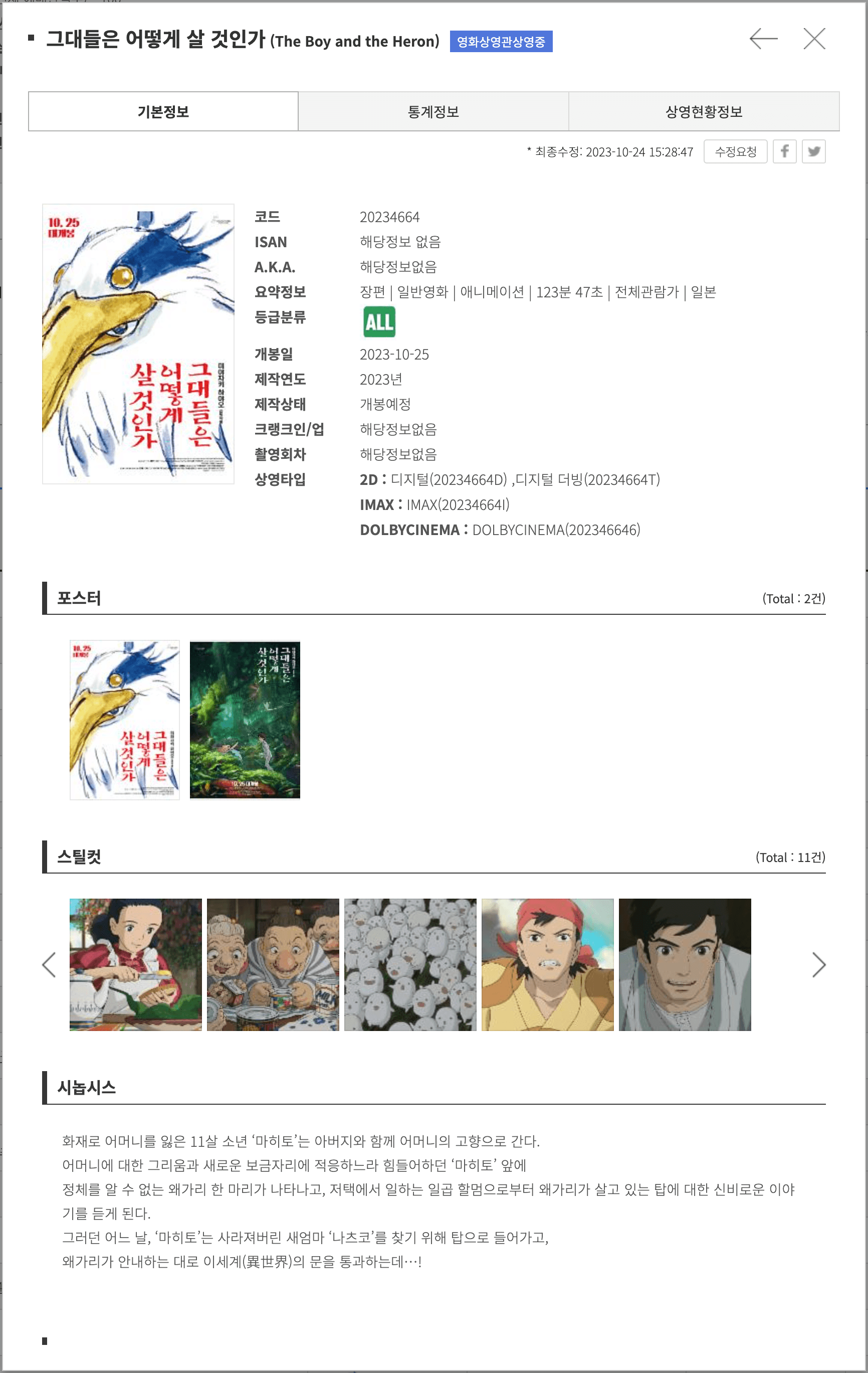 그대들은 어떻게 살 것인가 기본 정보